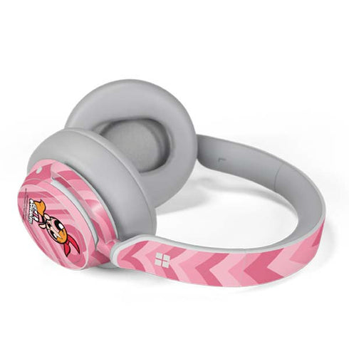 Cartoon Network Powerpuff Girls Blossom Pink Hearts Surface Headphones Skin